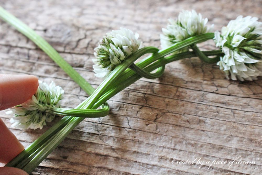 花冠 作り方 シロツメクサ