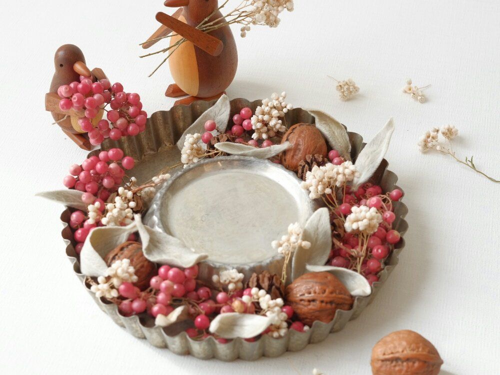 クルミ(胡桃)　実　飾り