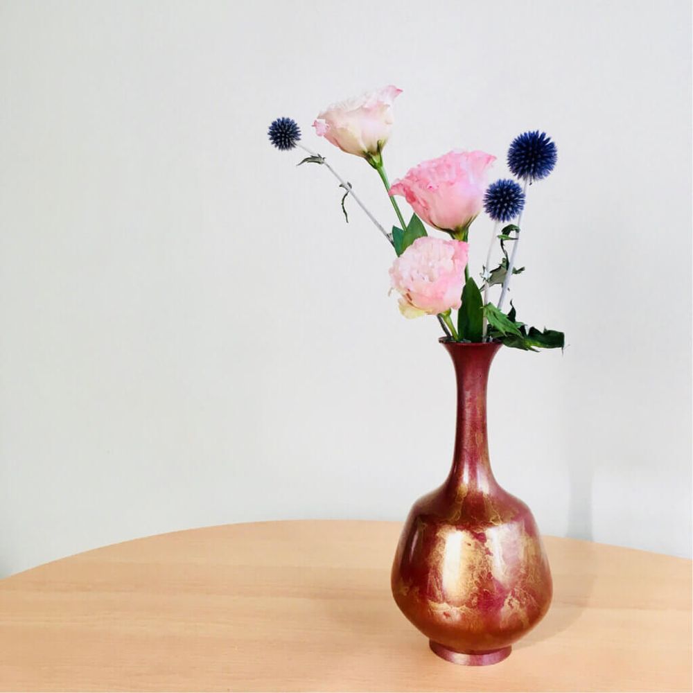 トルコキキョウ　ルリタマアザミ