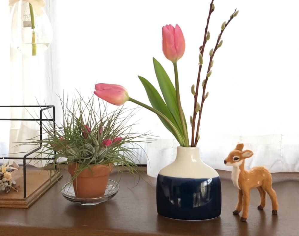 波佐見焼　鉢　花瓶　植物