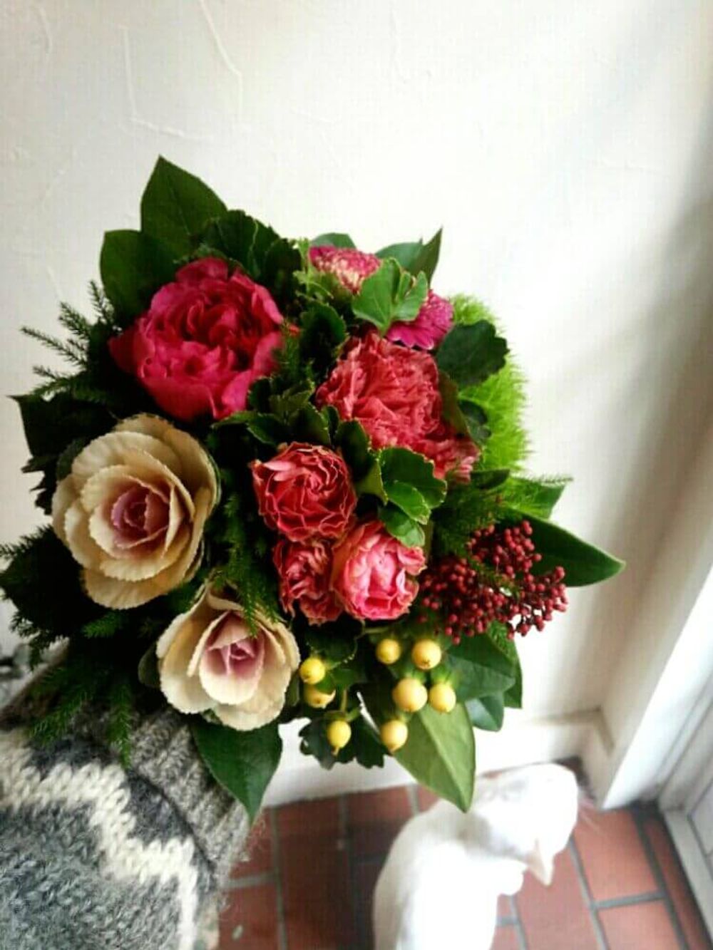 ハボタン　葉牡丹　ブーケ