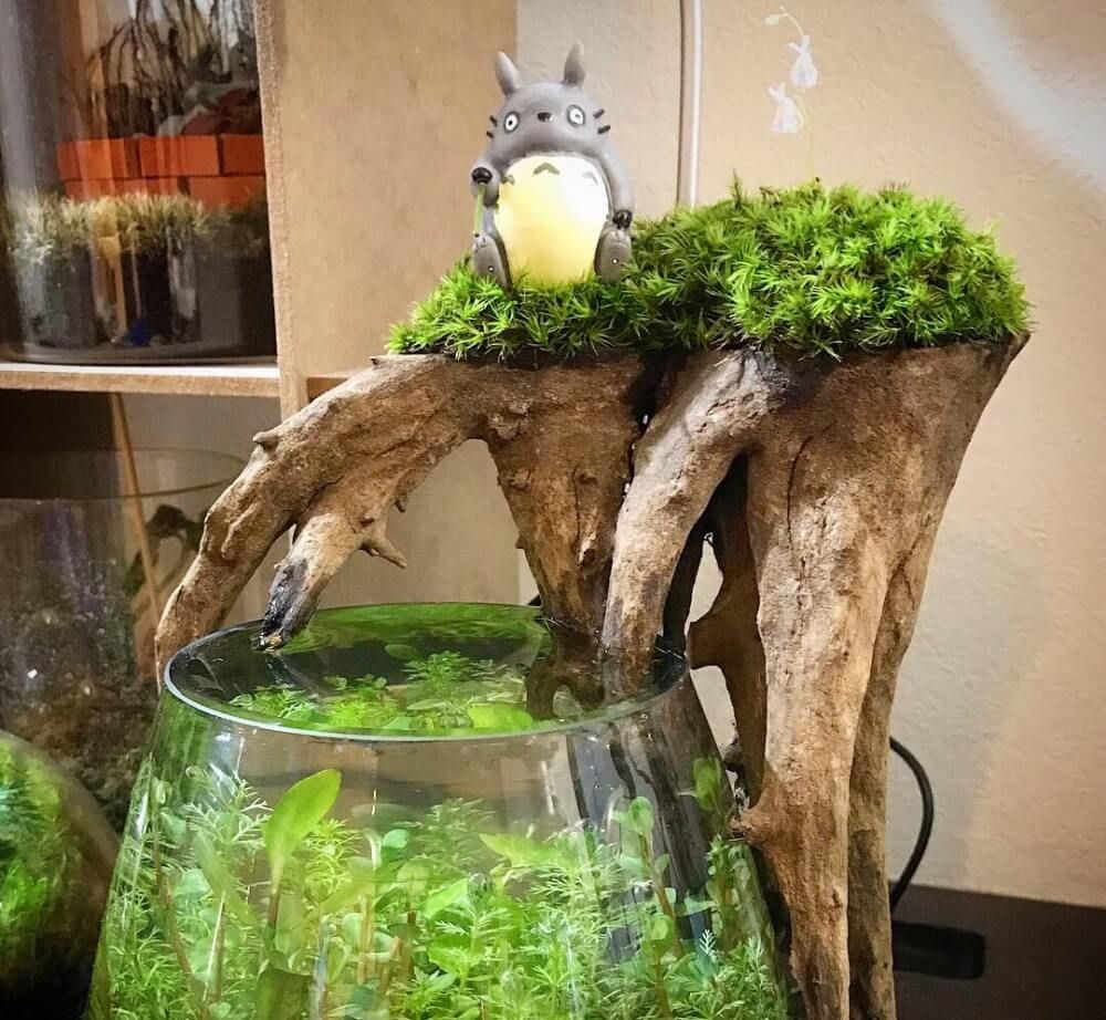 苔テラリウム　人形