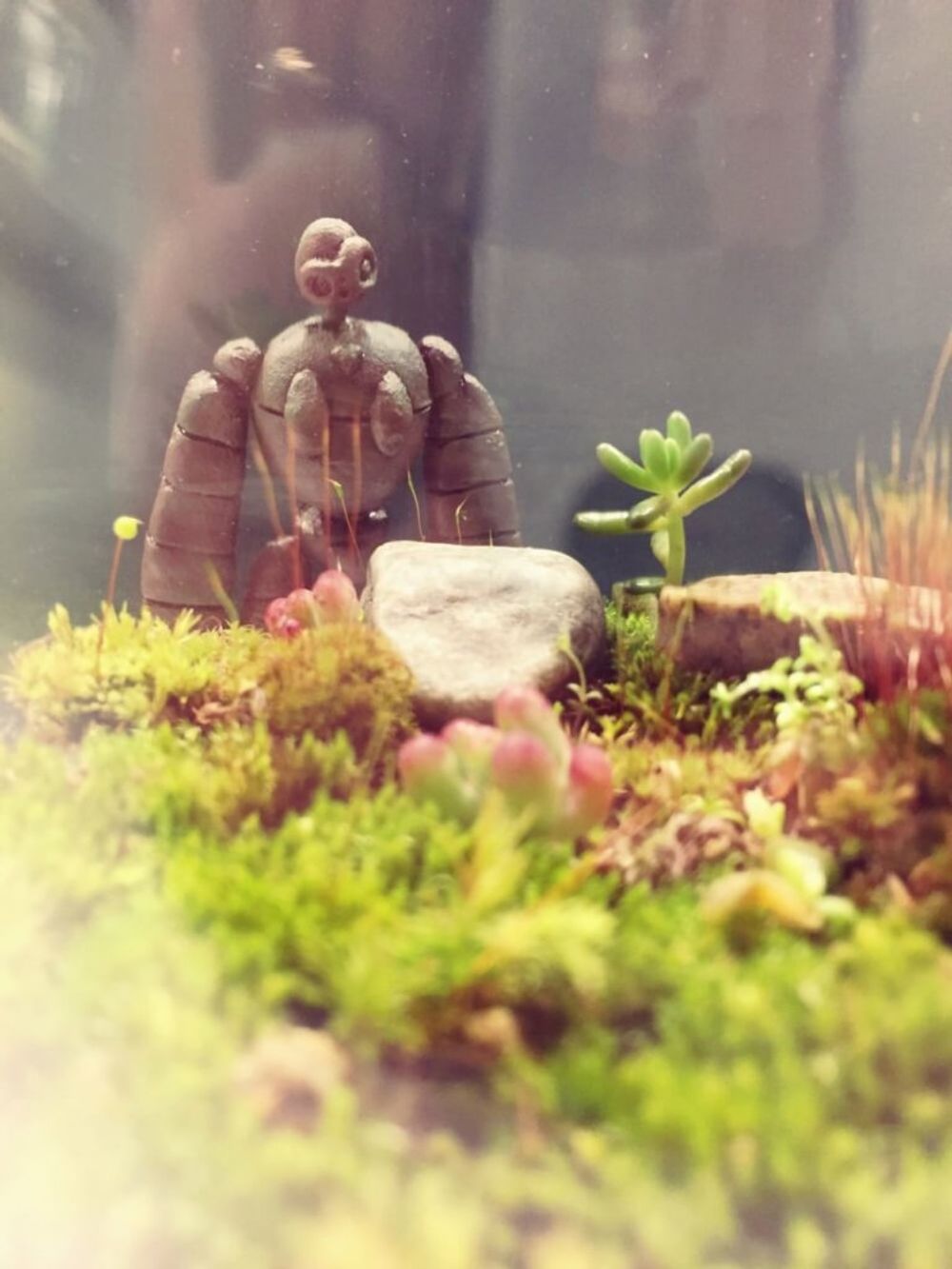 苔テラリウム　人形