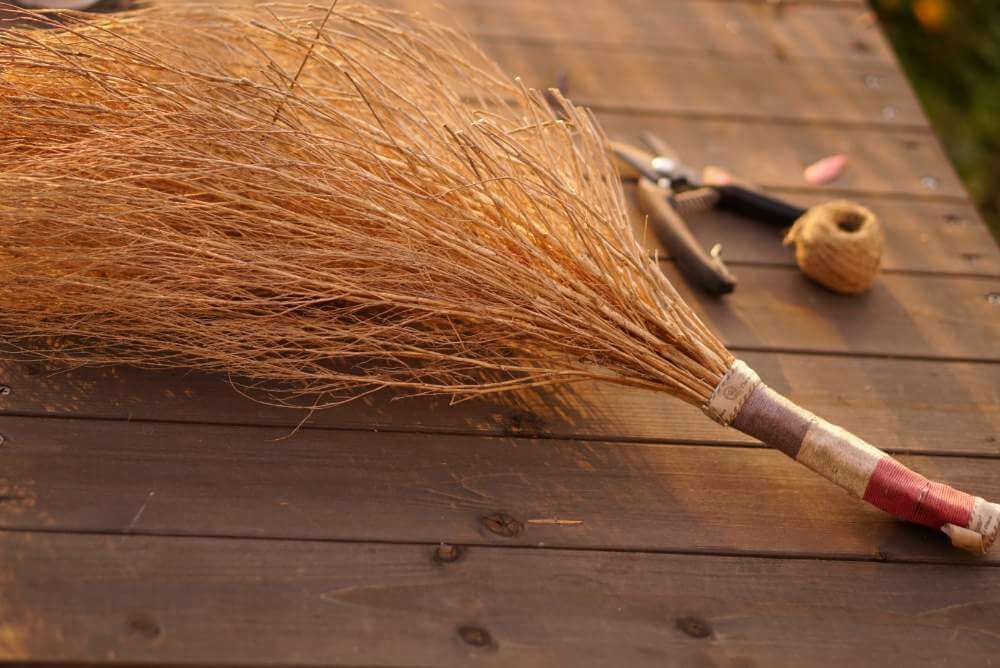 コキア　箒　作り方