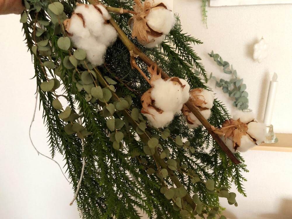 クリスマススワッグの作り方