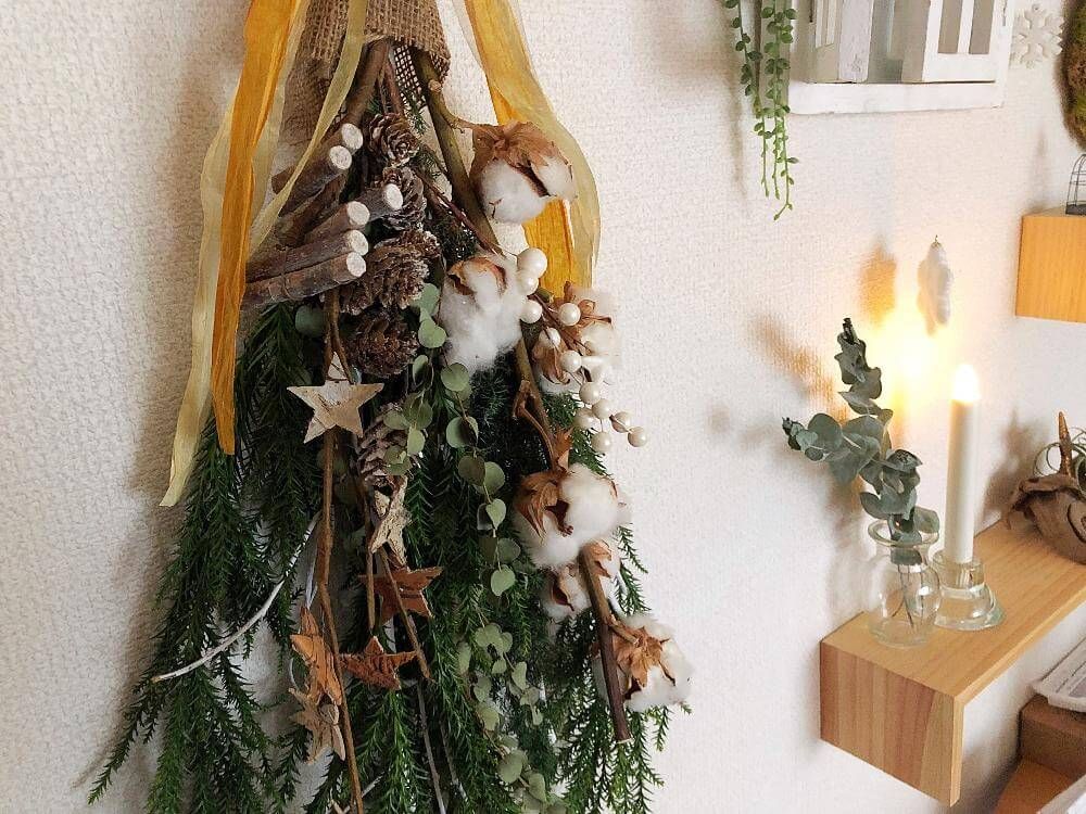 クリスマススワッグの作り方