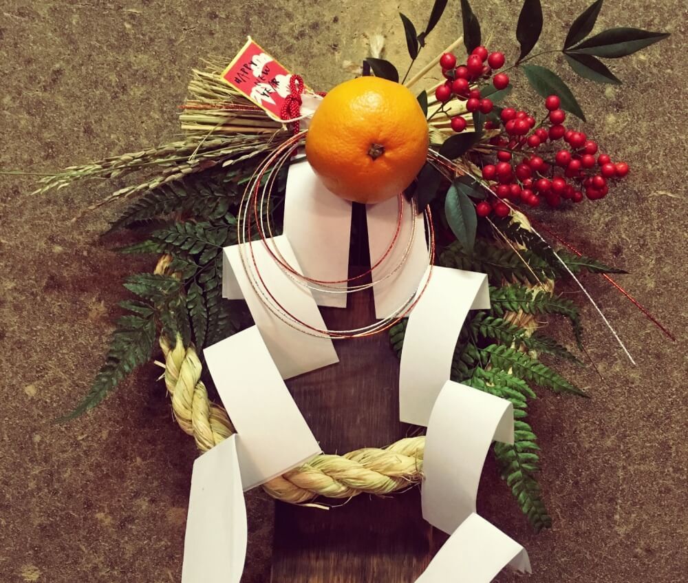 お正月飾り　しめ縄　しめ飾り