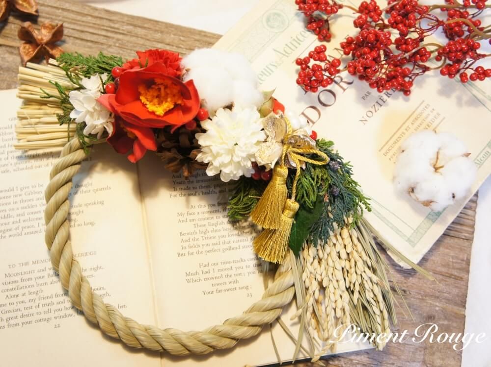 お正月飾り　しめ縄　しめ飾り