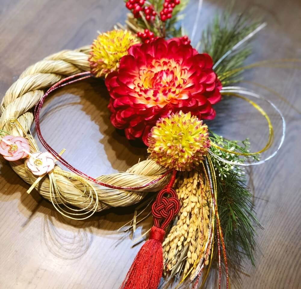 お正月飾り　しめ縄　しめ飾り