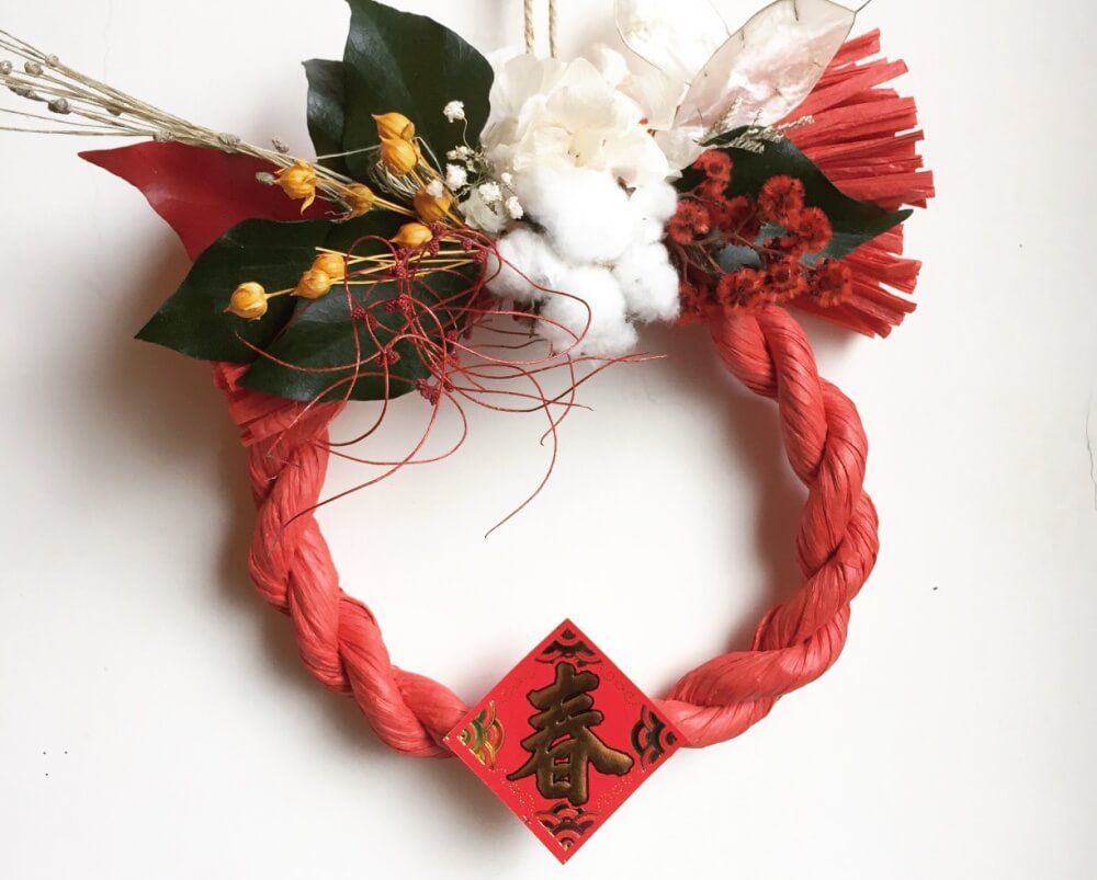 お正月飾り　しめ縄　しめ飾り