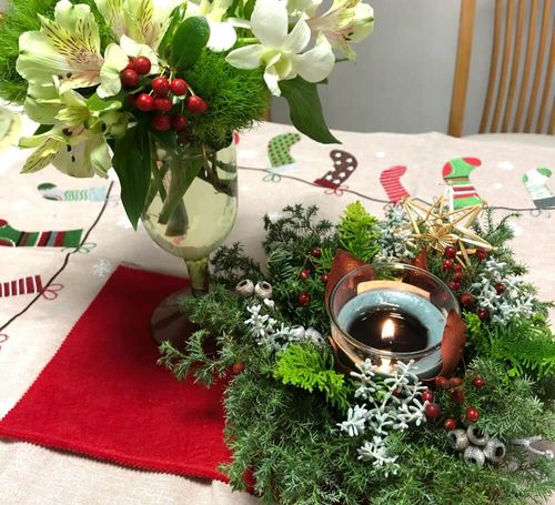 ムード満点 いろいろな植物でつくる クリスマスキャンドル を灯そう Greensnap グリーンスナップ