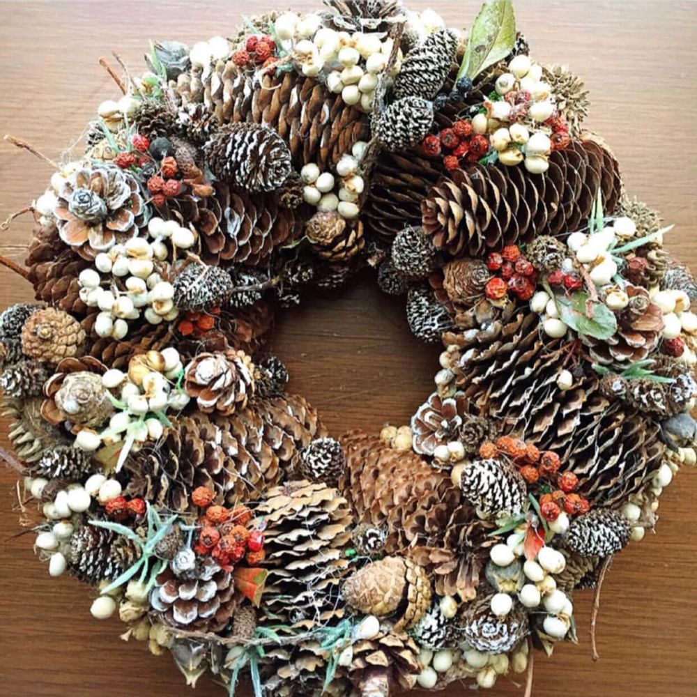 松ぼっくり　クリスマス