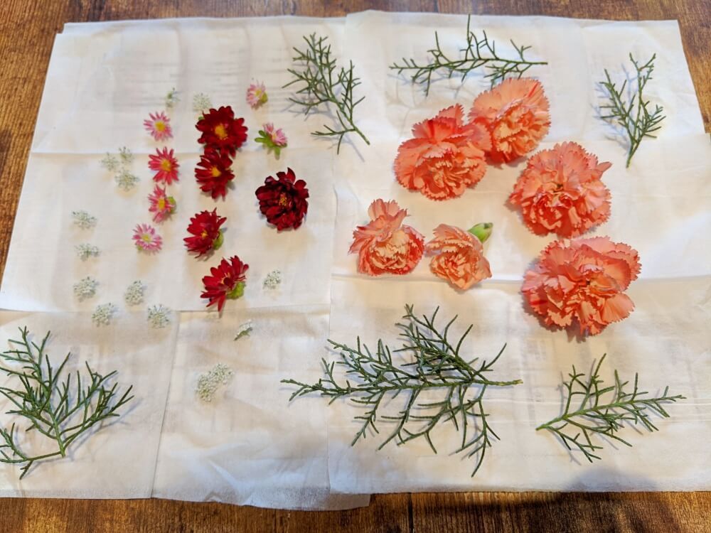 押し花の作り方