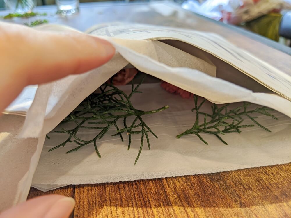 押し花の作り方