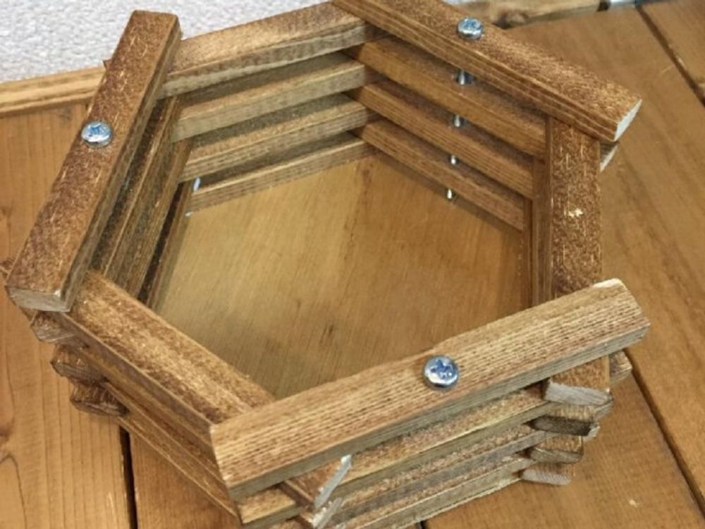 木製バスケットの作り方