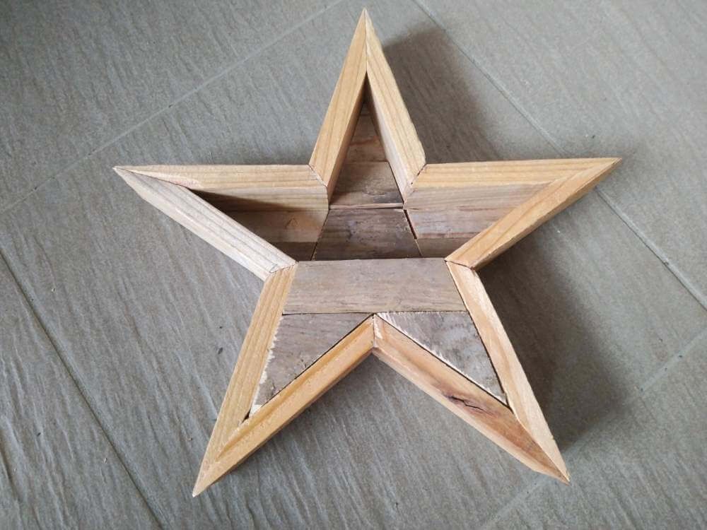 星型の多肉プランター　作り方