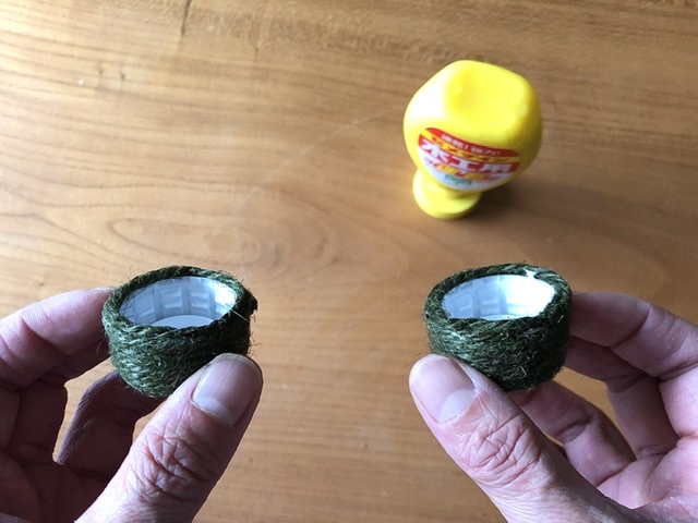 多肉植物の麻ひも玉のつくり方