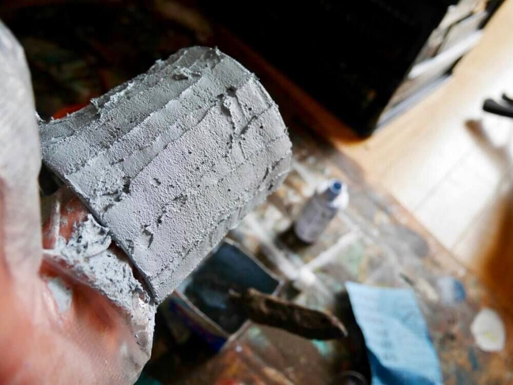 リメ缶　多肉植物　寄せ植え