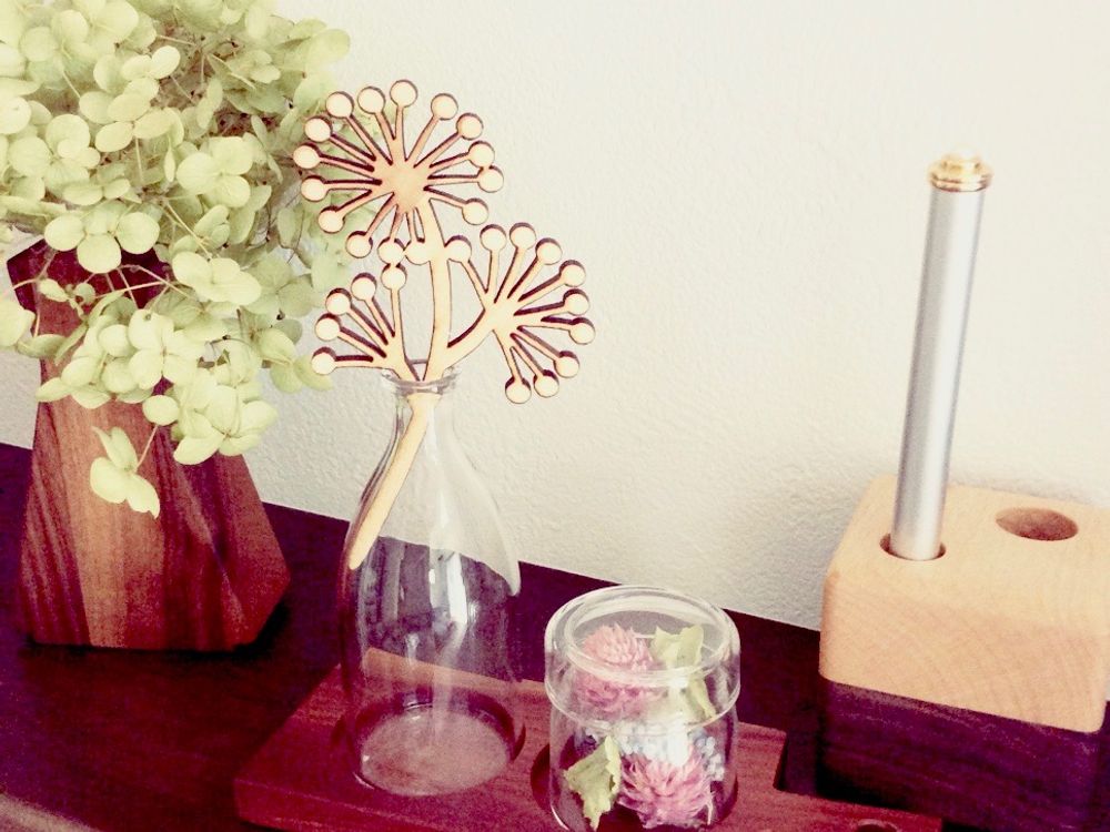 花器　木の花瓶