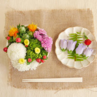 思わず食べたくなっちゃう！飾って眺めて楽しい花ごはん♪の画像