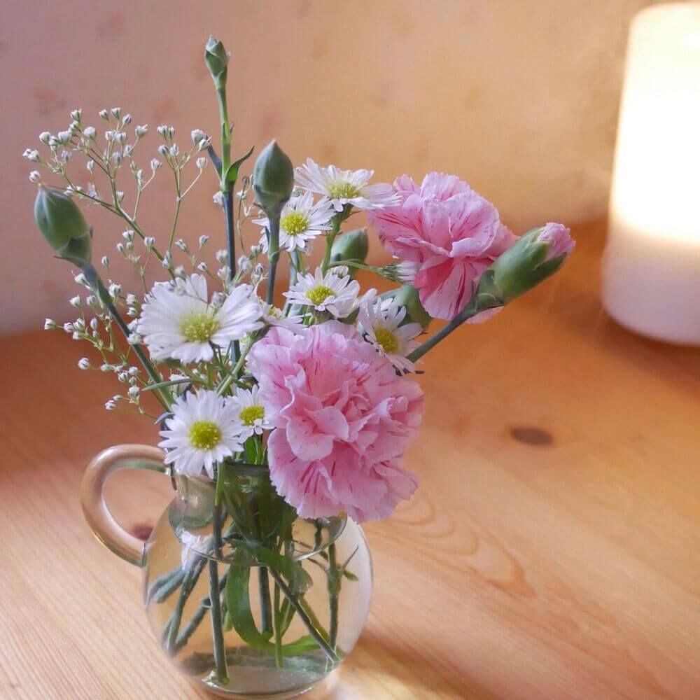 花瓶　フラワーアレンジ　アレンジ