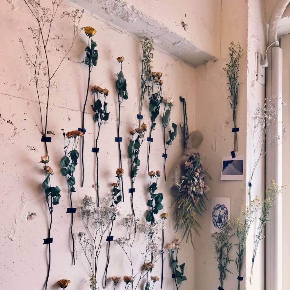 ドライフラワー　飾り方　風水