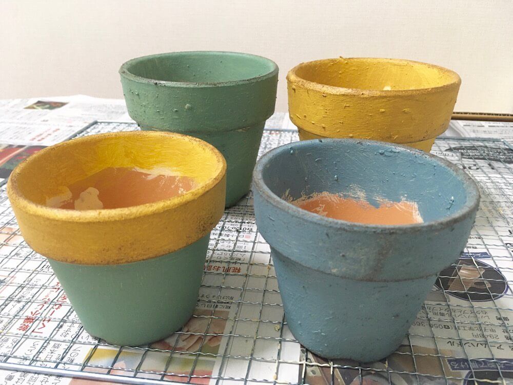 鉢　DIY　リメイク