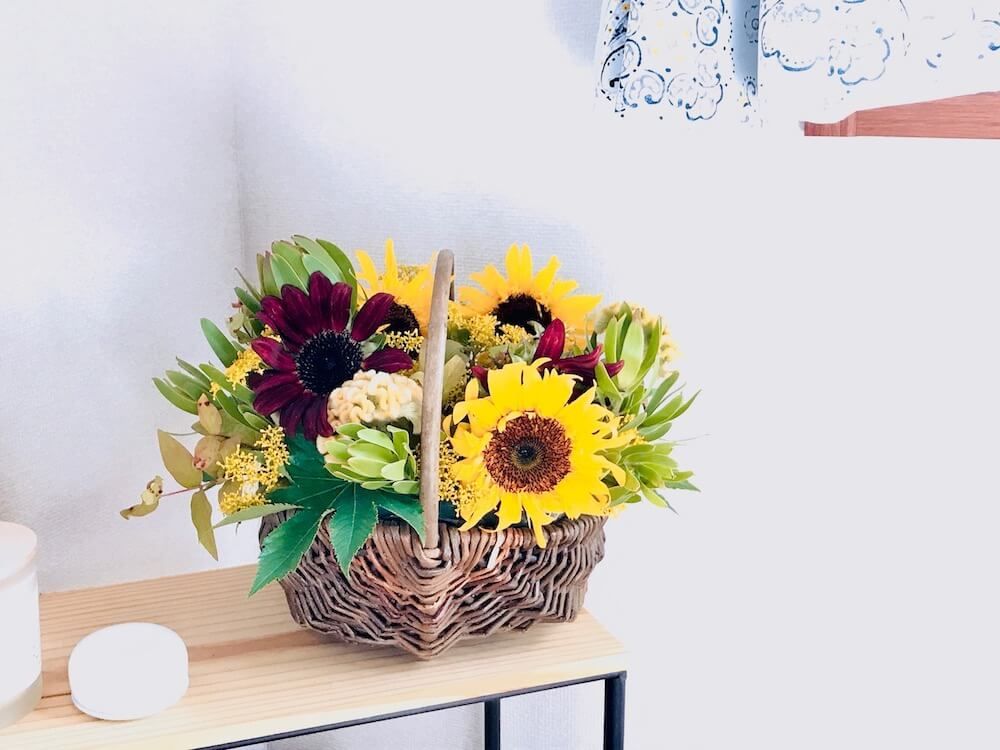 ヒマワリ アレンジ