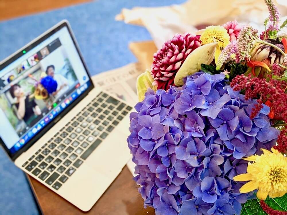 オンライン生花レッスン 生花 アレンジ