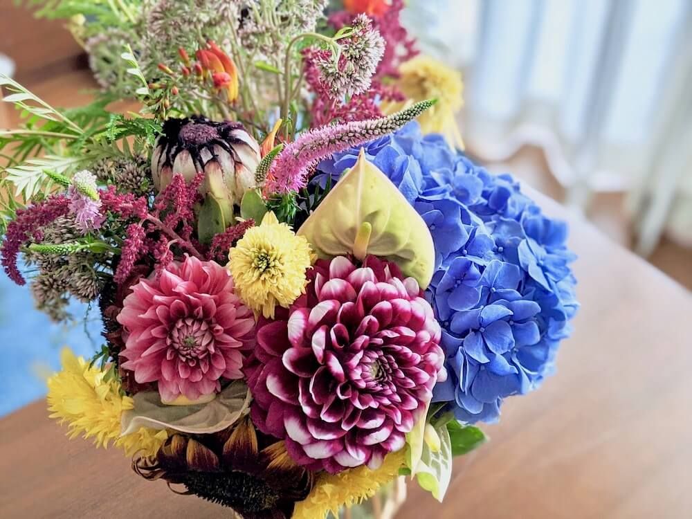 オンライン生花レッスン 生花 アレンジ