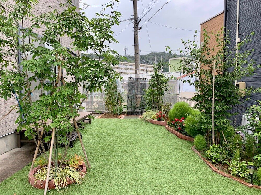 庭づくり　デザイン画像　ガーデニング