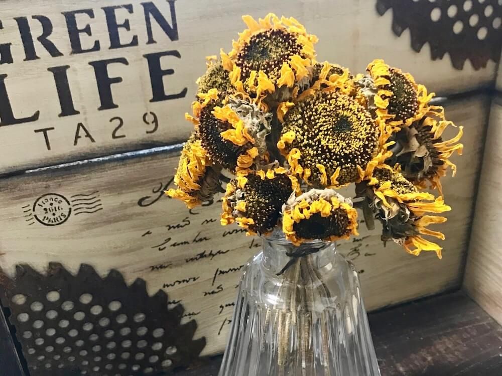 ひまわり　ドライフラワー　ヒマワリ　アレンジ