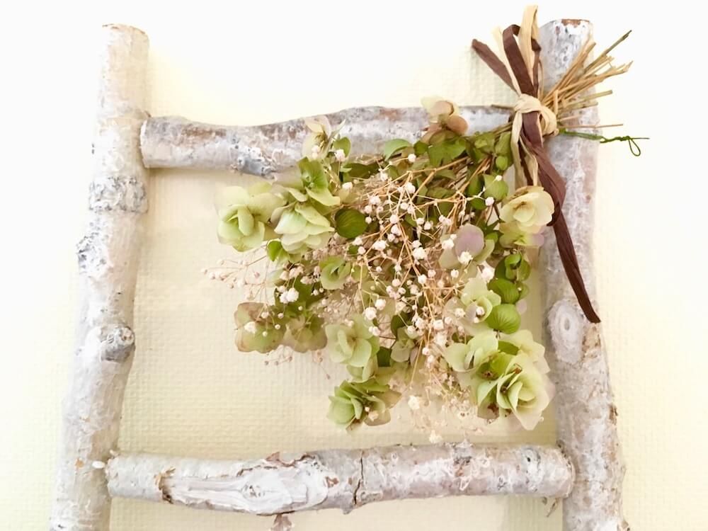 かすみ草　ドライフラワー　アレンジメント