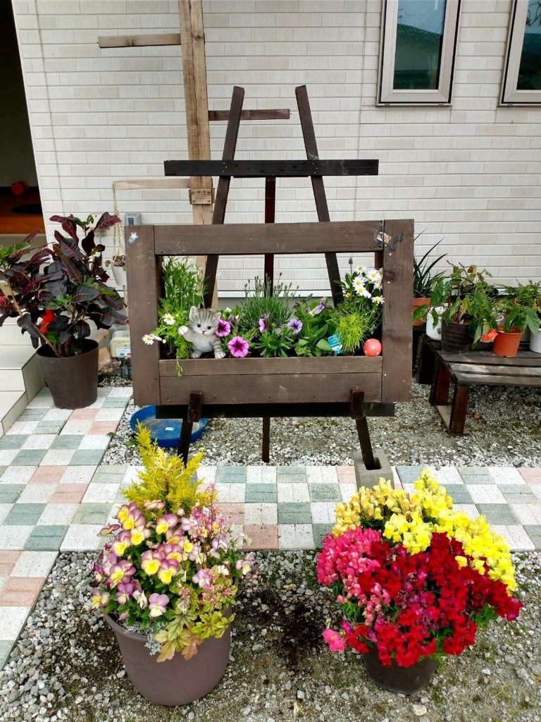 玄関　ガーデニング