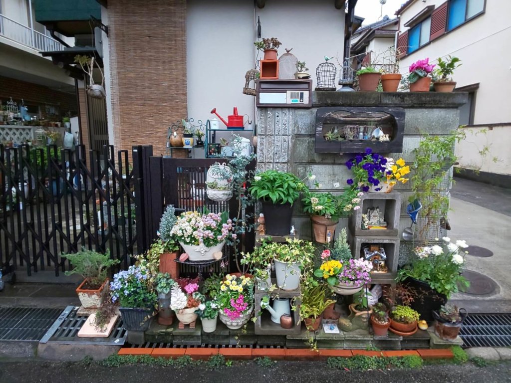 玄関　ガーデニング