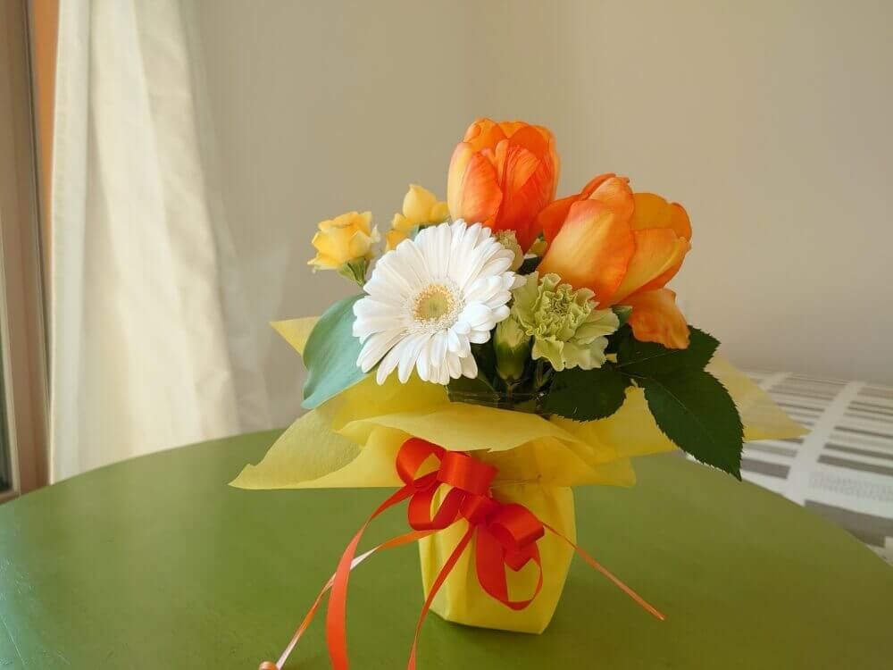 花束　ペットボトル