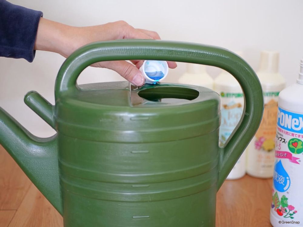 液体肥料の薄め方